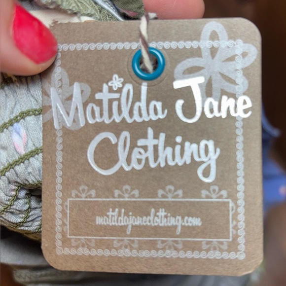 Matilda Jane Floral Work of Art Jumpsuit Wide Leg Smocked-Back Size XS NWT - Picture 9 of 10